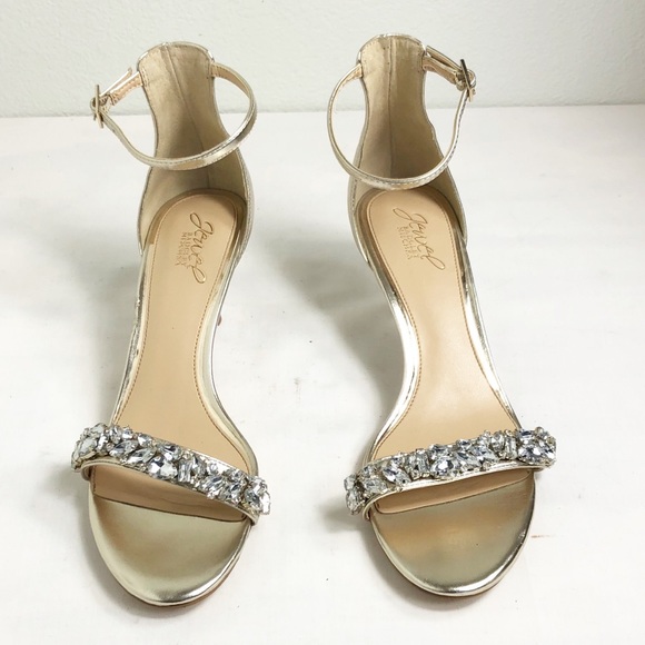 dash embellished halo strap sandal jewel badgley mischka
